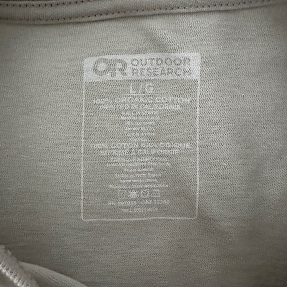 Outdoor Research Yellow & Cream Tees - Picture 4 of 9